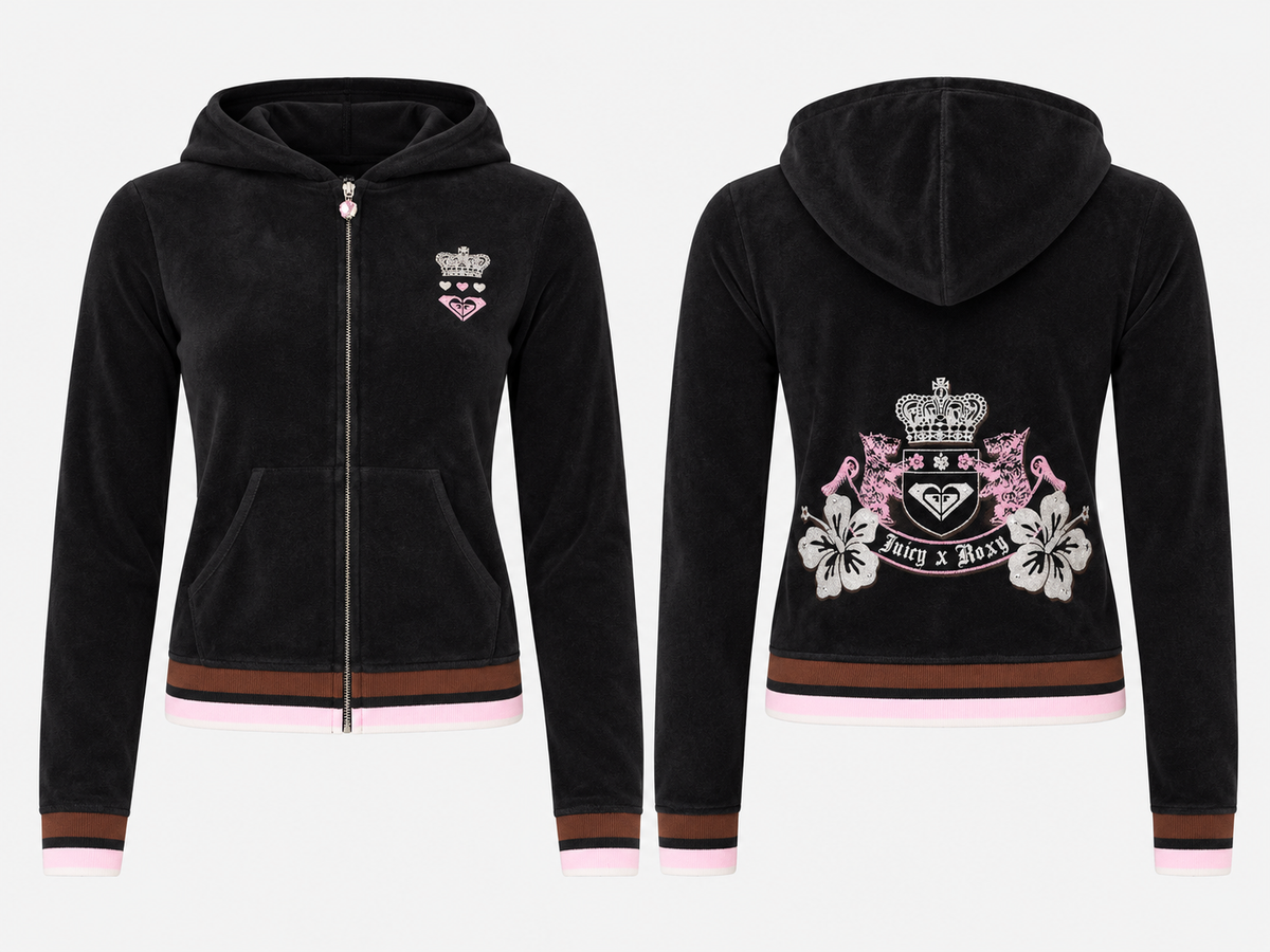 Anthracite Zip-up Sweatshirt And Straight Pants