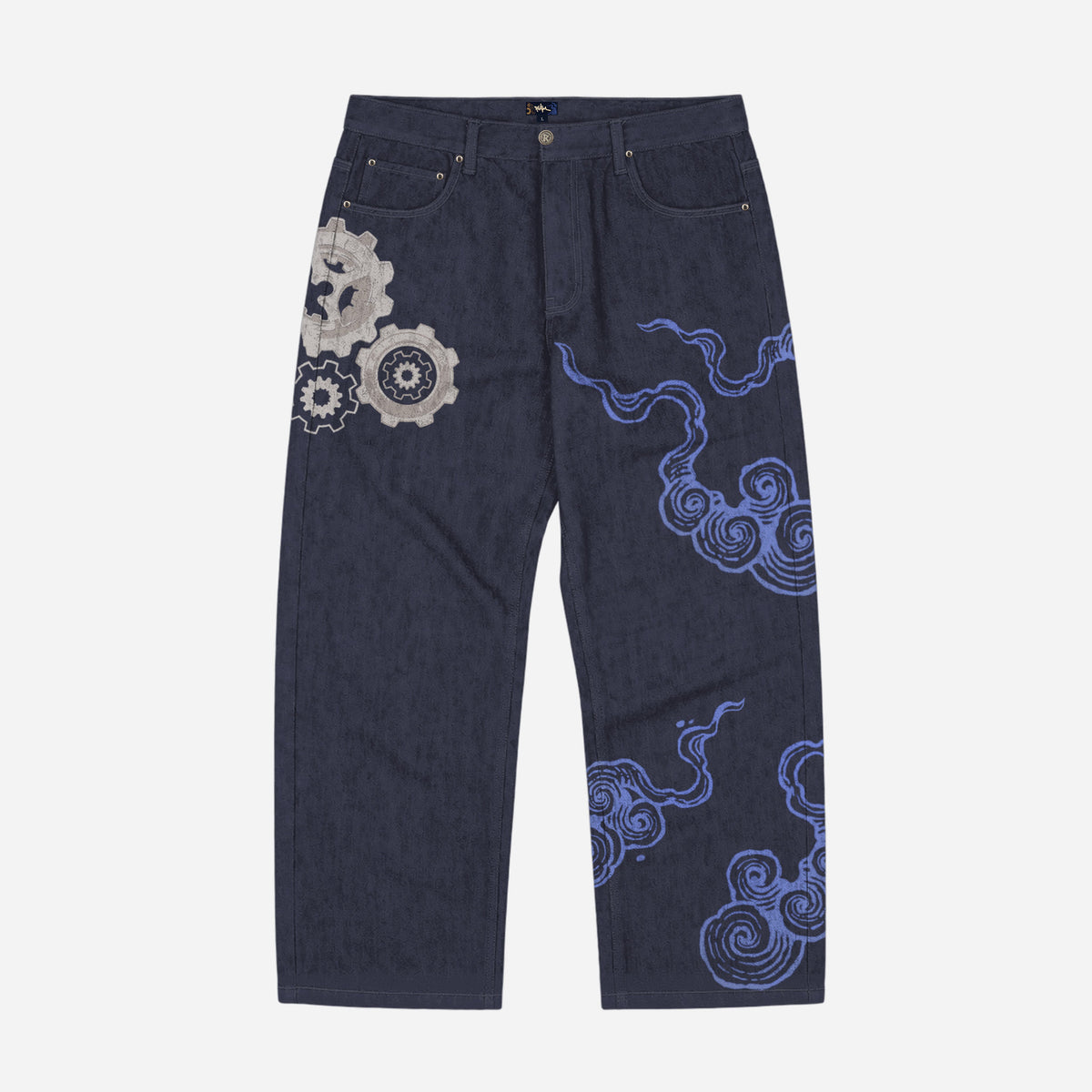 Grunge Streetwear Collection: Gear & Cloud Baggy Jeans 1